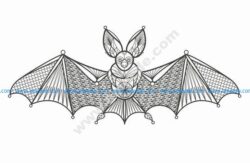 Vector Illustration Cartoon Bat