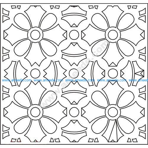pattern vector cnc carvings 2D13