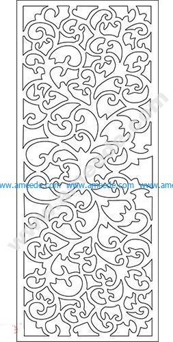 pattern vector cnc carvings 2D24