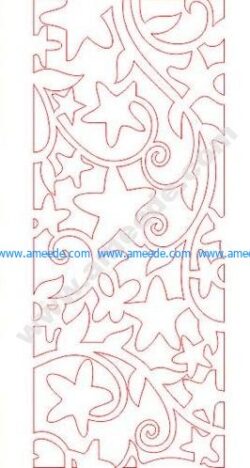 pattern vector cnc carvings 2D3