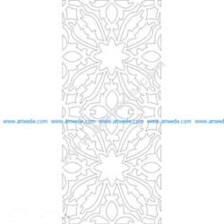 pattern vector cnc carvings 2D6