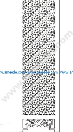 pattern vector cnc carvings 2D8