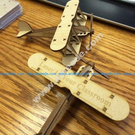 Bi Plane Laser Cut Wood Model (KIT)