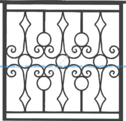 Iron Grille Gate