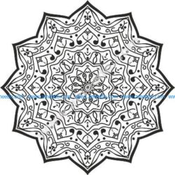 Luxury Mandala Design Free Vector