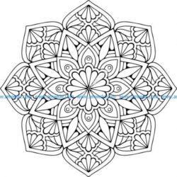 Mandala Floral EPS