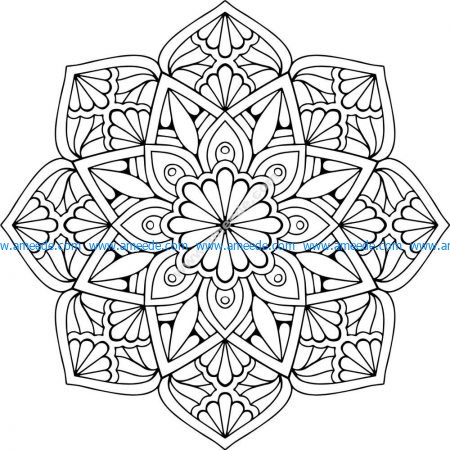 Mandala Floral EPS