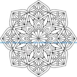 Mandala Floral Free Vector
