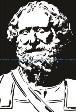 Archimedes of Syracuse Vector Pattern