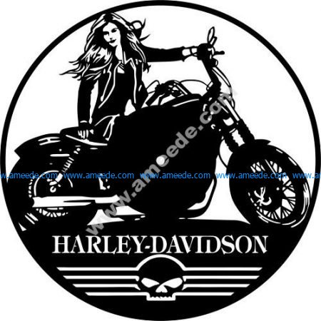 Harley-Davidson wall clockHarley-Davidson wall clock