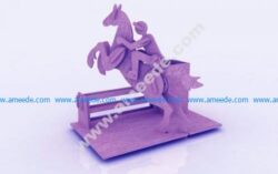 Horse Riding Pen Holder Stand