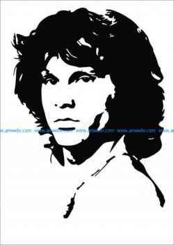 Jim Morrison Vector Pattern