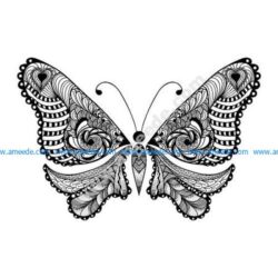 Zentangle Butterfly