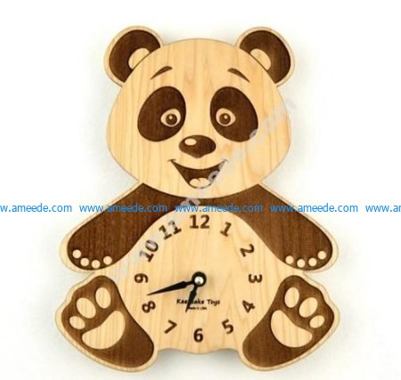 bear-shaped wall clock