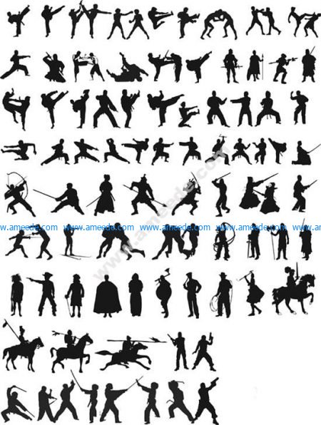 Fighting Silhouettes