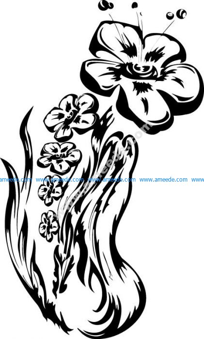 Flowers Vector Graphic