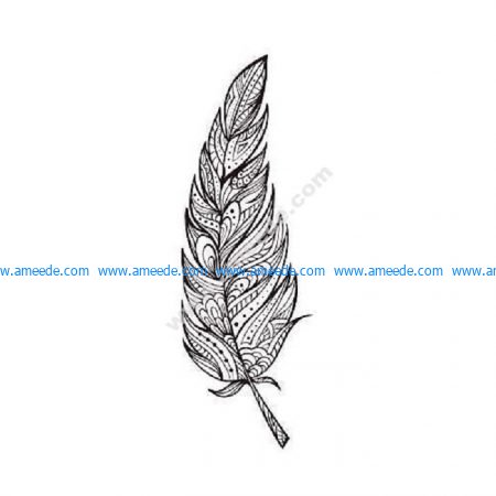 Download Simple feather - Download Free Vector