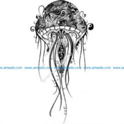 Zen detailed jellyfish