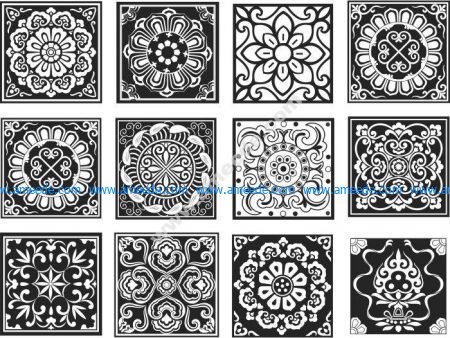 Chinese Design Patterns Vector