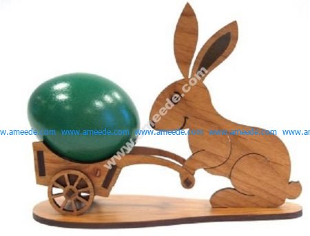 Easter Bunny Rabbit Laser Cut Plans