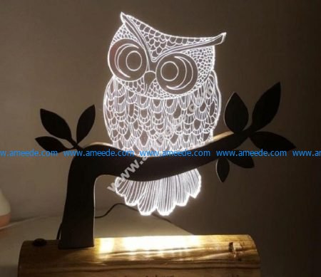 Owl 3D LED Night Light