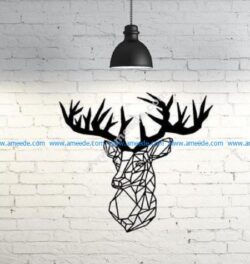 Deer Wall Sculpture