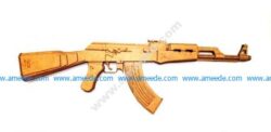 Laser Cut AK-47 Rifle