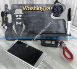 Laser Cut iPhone Watch Charging Docking Station 6mm