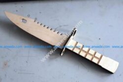 vector Laser Cut Plywood M9 Bayonet Military Knife