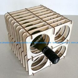 3D Flat Pack Wine Storage Rack