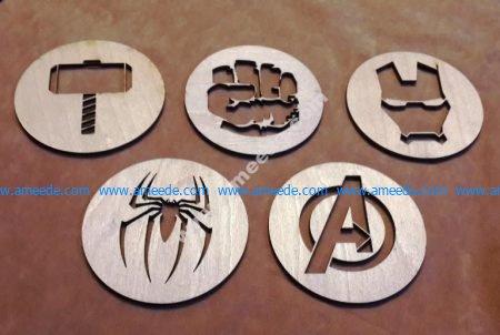 Avengers Coasters