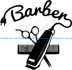 Barber fashion door hairstylist