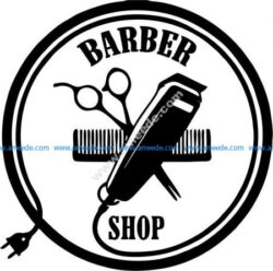Barber hair cutting effect