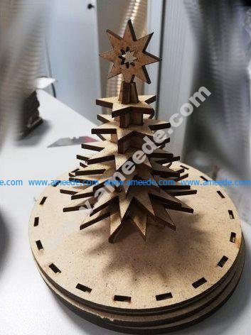 Christmas Tree 3mm Plywood