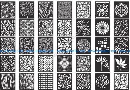 Decorative Screen Patterns Collection