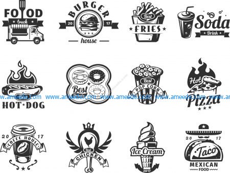 Food Logo Set