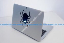 Laser Cut Laptop Sticker Spider