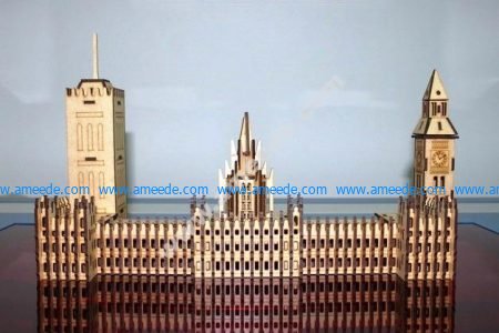 Laser Cut London Big Ben