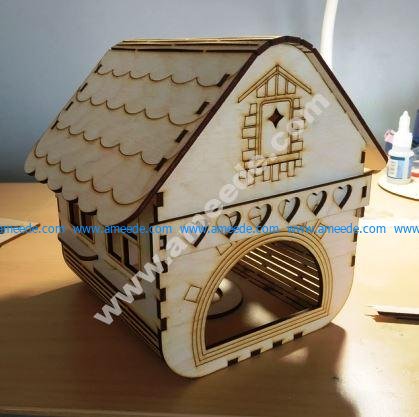 Laser Cut Small Wooden House