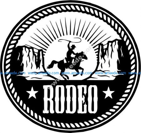 Legend of cowboys on horseback