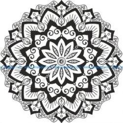 Mandala Cut Design