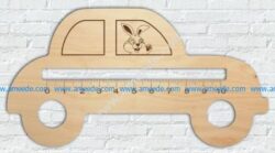 Model laser cutting ruler