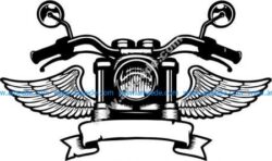 Motorcycle goes to school road