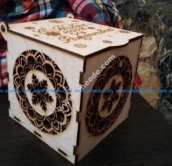 Plywood Gift Box Laser Cut