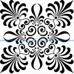 Scroll Saw Floral Pattern