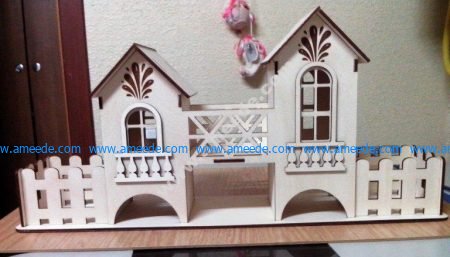 Tea Bag House Template