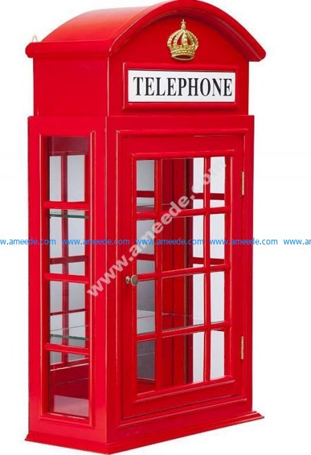 Tea Bags Holder London Phone Booth