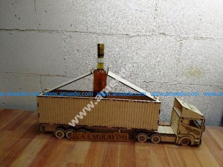 Wooden Gift Box Truck