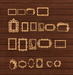 Elegant Mirror Frame Set