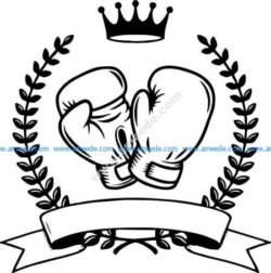 symbol of boxing sports champion